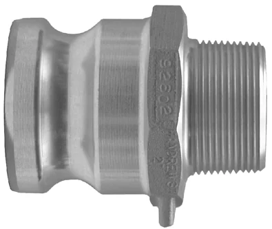 Dixon Camlock Type F — male adaptor × male thread