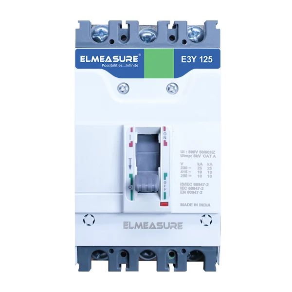 Elmeasure MCCBs — E3Y/E4Y thermal magnetic (IP40)
