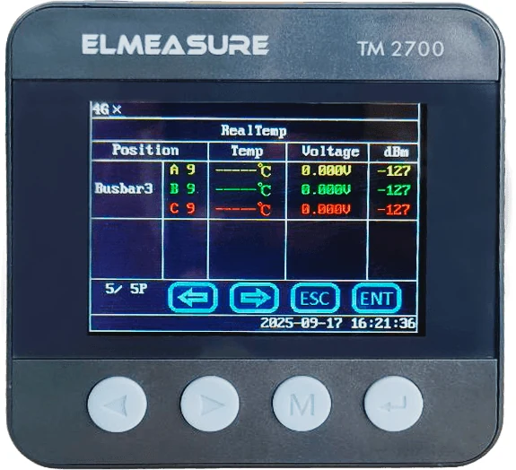 Elmeasure Busbar temperature monitoring (IP20)